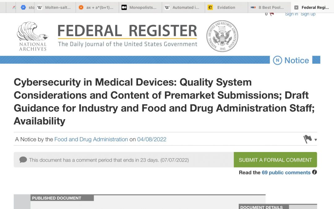 Savvy Updates, 7/5/22:  Call for Advocacy: FDA re CGM Access to Data & Cybersecurity, How Immune Cells Learn, POGO BG Meter, Sleep Quality & T1D